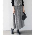 「SHIPS any」 フレアスカート ONE SIZE ネイビー レディース