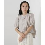 「N.（N. Natural Beauty Basic）」 半袖ブラウス MEDIUM ベージュ レディース