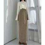「Louere」 スカート MEDIUM ベージュ レディース