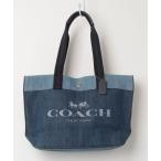 「COACH」 トートバッグ - ブルー レディース