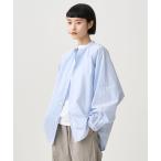 ブラウス シャツ ORCIVAL | コットンタイプライター 長袖バンドカラーシャツ WOMEN レディース