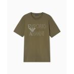 tシャツ 「オンライン限定」「エンポリオ アルマーニ」ビーチウェア Tシャツ ジャージー ボールドロゴ メンズ