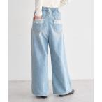 ジーンズ デニム デニムパンツ ポケットレースデニムパンツ レディース