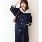 デニムジャケット gジャン ロング丈デニムジャケット レディース