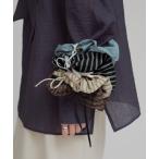 ショッピングシュシュ シュシュ 「W:Huku / ブロードストライプ」リボン シュシュ / Broad Stripe Ribbon Scrunchie