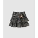 スカート RICHMIX ティアードスカパン ふわふわハートチャーム付き キッズ 子供服 女の子