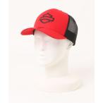 ショッピングハーレーダビッドソン キャップ 帽子 ロゴ カラーブロック 調整式 トラッカーキャップ メンズ