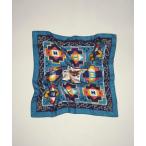 スカーフ バンダナ シルクスカーフ ネイティブパターン メンズ