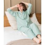 ショッピングパジャマ パジャマ ルームウェア 長袖前開きスキッパーデザインパジャマ レディース