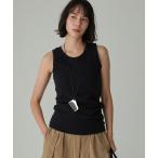 タンクトップ ノースリーブ フライスタンク レディース
