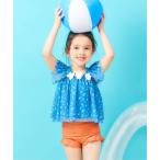 水着 「UVカット」デイジー・ハートチュールセパレート水着_ジュニア対応 キッズ 子供 女の子