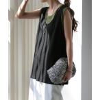 タンクトップ ノースリーブ こなれレイヤードタンクトップ レディース