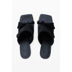 サンダル カットアウトサンダル レディース