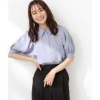 「N.（N. Natural Beauty Basic）」 半袖ブラウス MEDIUM ブルー レディース