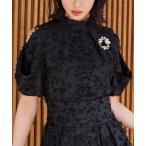 「RUIRUE BOUTIQUE」 半袖ブラウス LL ブラック レディース