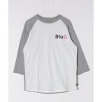 ショッピングstussy 「STUSSY」 7分袖Tシャツ M ブルー メンズ