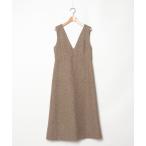 「N.（N. Natural Beauty Basic）」 サロペットスカート MEDIUM ブラウン レディース