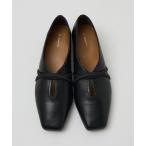 ショッピングau パンプス ストラップソフトレザーフラットパンプス