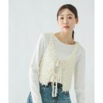 ベスト ジレ 2WAYテープヤーンビスチェ/642824 レディース