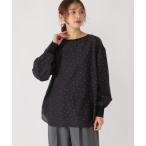 ブラウス シャツ リネン混アソートシアーTブラウス レディース