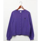 カーディガン コンパクト刺繍カーディガン レディース