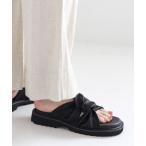 ショッピングサテン サンダル ストレッチサテンツイストサンダル レディース