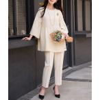 セレモニースーツ セットアップ ティアード×フレアシルエットセットアップ レディース