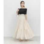 ワンピース オフショルニットドッキングワンピース