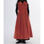 シャツワンピース コーデュロイシャツワンピース