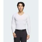 tシャツ スリーストライプス 長袖ベースレイヤー「adidas Golf/アディダスゴルフ」 メンズ