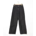 [Bonjour Sagan] Denim брюки - черный женский 