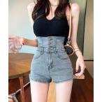 ショッピングショートパンツ 「Miniministore」 デニムショートパンツ M サックスブルー レディース