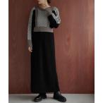 [URBAN RESEARCH Sonny Label] вязаный One-piece FREE черный женский 