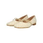 パンプス 「Bridget Birkin」ツイードスパンコールリボンパンプス(561520)