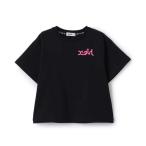 tシャツ キラッキー+メッセージロゴ バックプリント半袖Tシャツ キッズ 子供服