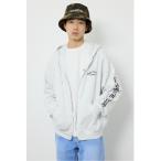 パーカー タイポグラフィーZIPパーカー メンズ