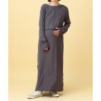 マタニティ 「産前・産後対応」マタニティ／2WAYヘンリーリブワンピース　639314