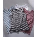 タンクトップ ノースリーブ ブラウス好きのためのボーダーのタンクトップ レディース