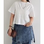 tシャツ シャーリングTシャツ レディース