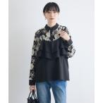 キャミソール clocheドライタッチフリルキャミソール