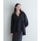 ショッピング2way ブラウス シャツ 2WAYライトダブルクロスブラウス レディース