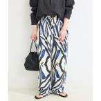 パンツ 手洗い可 / アクアプリントタックバルーンパンツ レディース