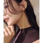 ピアス SLV925 ロングチェーンピアス レディース