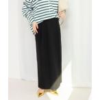 スカート 「WEB限定」ウォッシャブルソフトリブスマートスカート