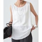 ブラウス シャツ サテンインナータンク レディース