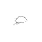 [ROSE BUD] браслет ONE SIZE серебряный женский 
