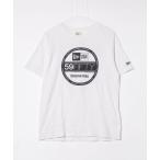 [NEW ERA] короткий рукав футболка M белый мужской 