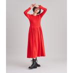 「Diagram」 ニットワンピース 36 レッド レディース