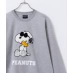 [PEANUTS] тренировочный cut and sewn M. серый мужской 