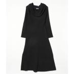 「mily bilet」 ニットワンピース LARGE ブラック レディース